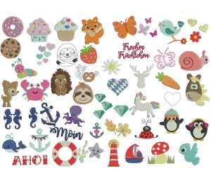 Stickserie - 52 Mini Motive Mix Set 1